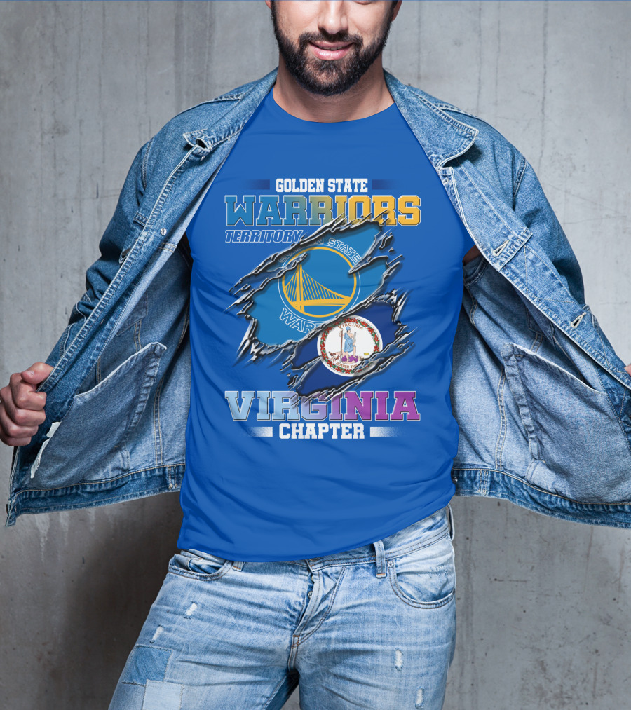 Golden State Warriors Territory Virginia Chapter T-Shirt