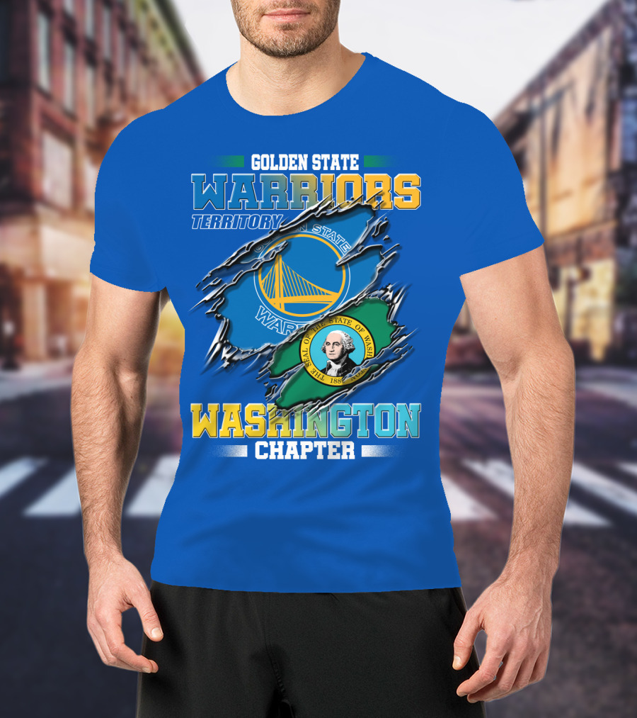 Golden State Warriors Territory Washington Chapter T-Shirt