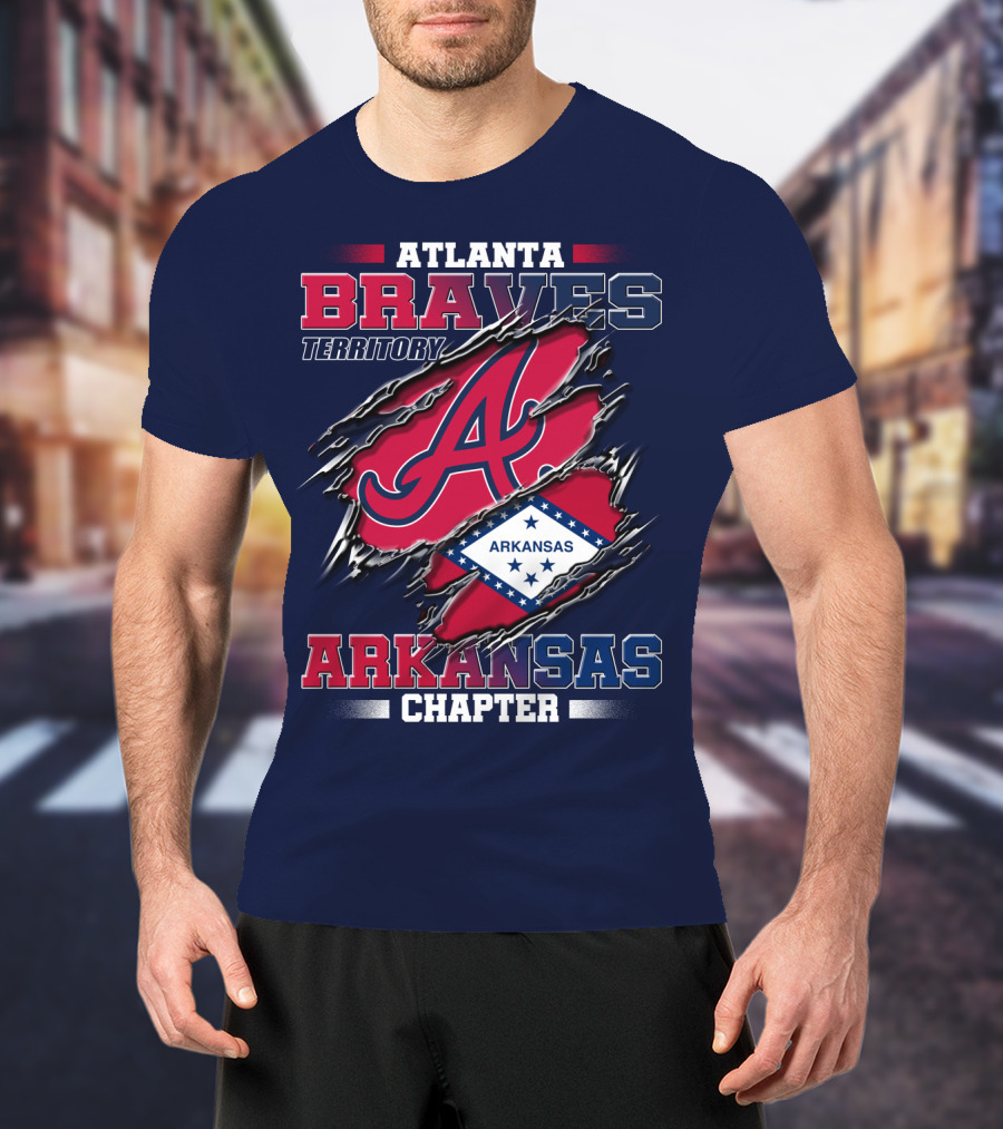 Atlanta Braves Territory Arkansas Chapter T-Shirt