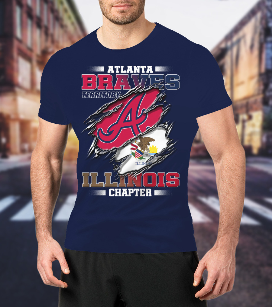 Atlanta Braves Territory Illinois Chapter T-Shirt