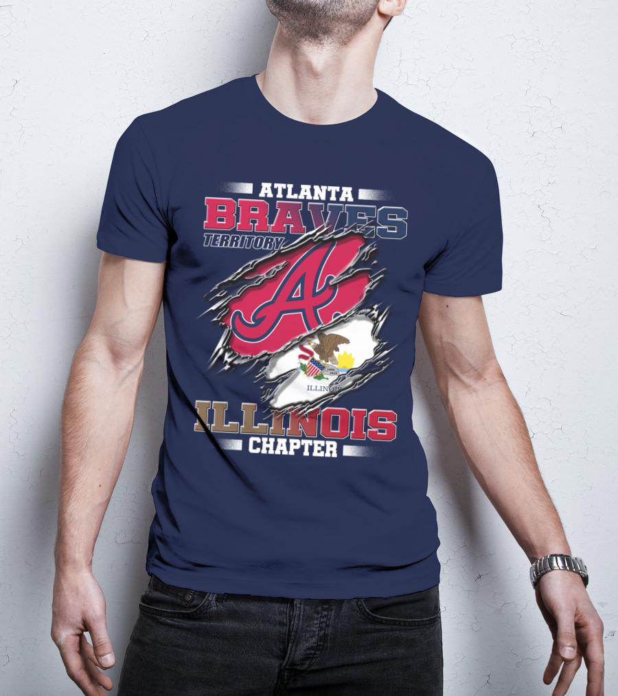 Atlanta Braves Territory Illinois Chapter T-Shirt