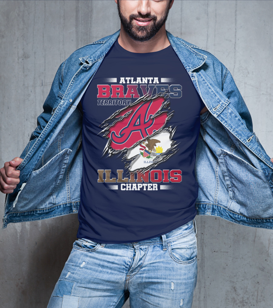 Atlanta Braves Territory Illinois Chapter T-Shirt