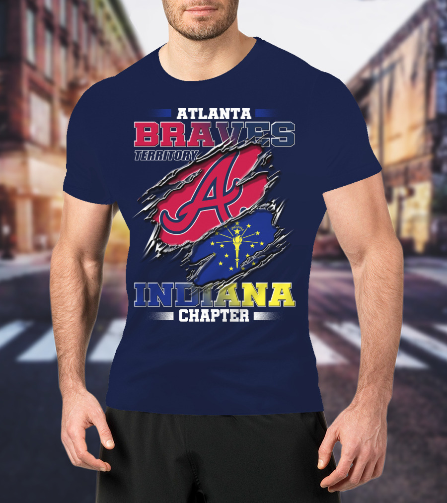 Atlanta Braves Territory Indiana Chapter T-Shirt