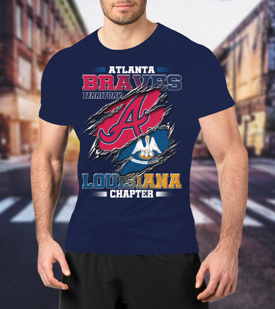 Atlanta Braves Territory Louisiana Chapter T-Shirt