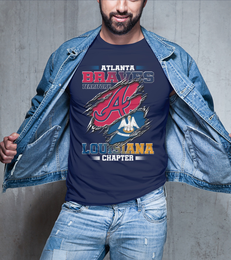 Atlanta Braves Territory Louisiana Chapter T-Shirt