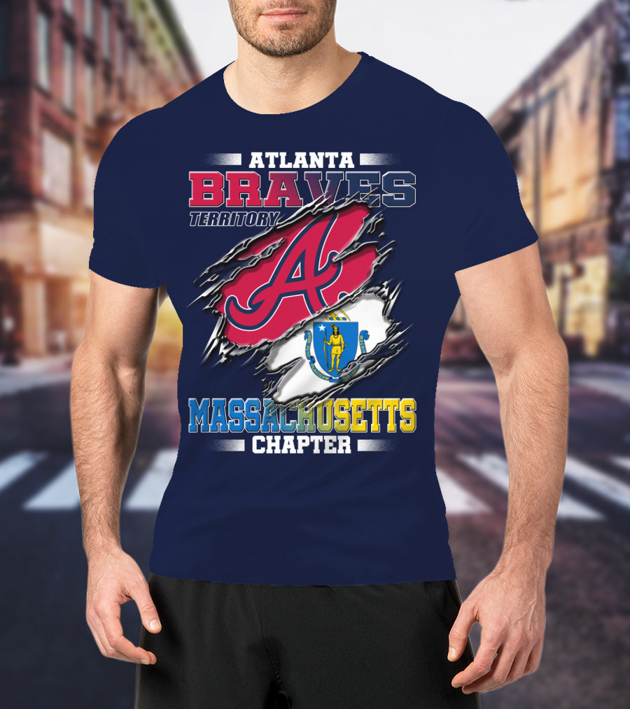 Atlanta Braves Territory Massachusetts Chapter T-Shirt