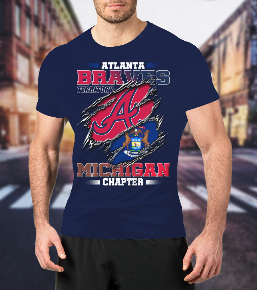 Atlanta Braves Territory Michigan Chapter T-Shirt