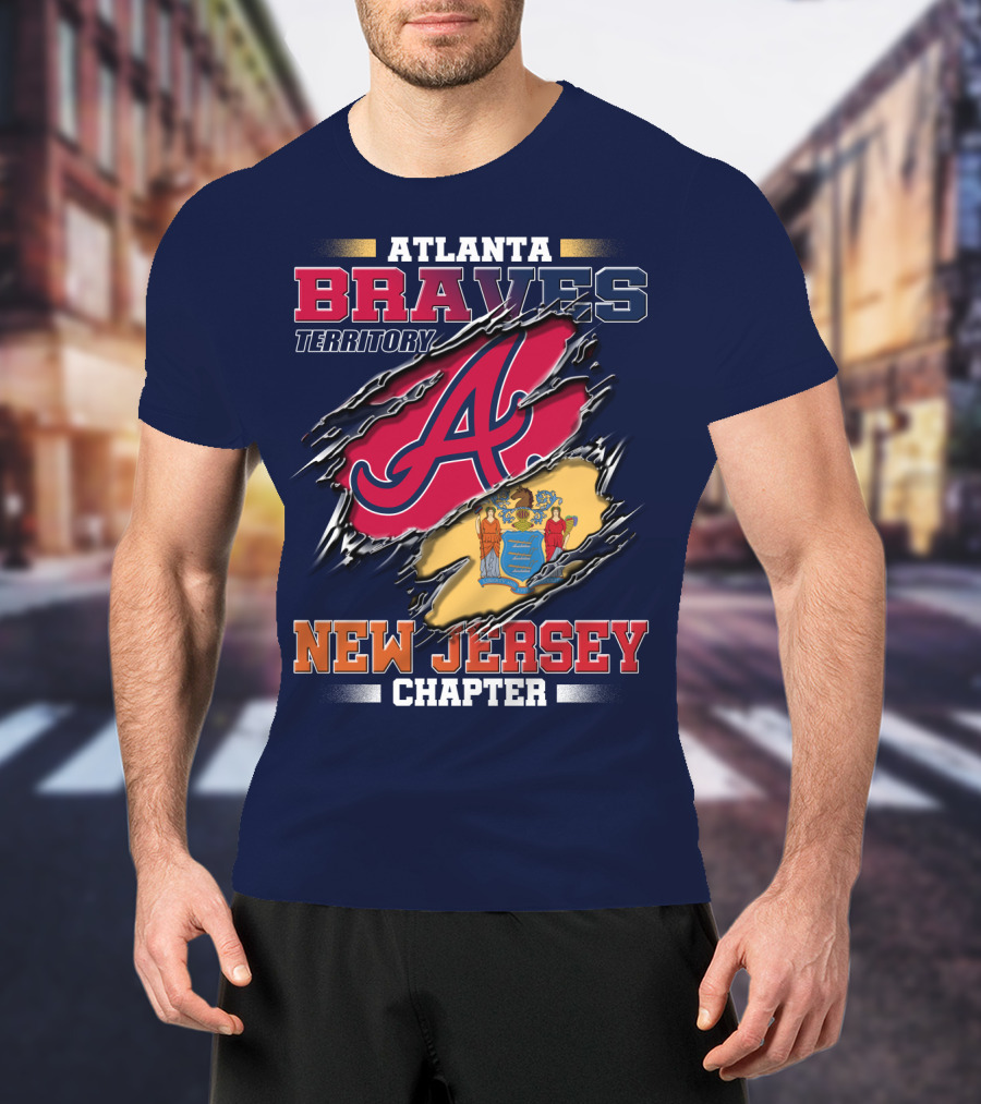Atlanta Braves Territory New Jersey Chapter T-Shirt