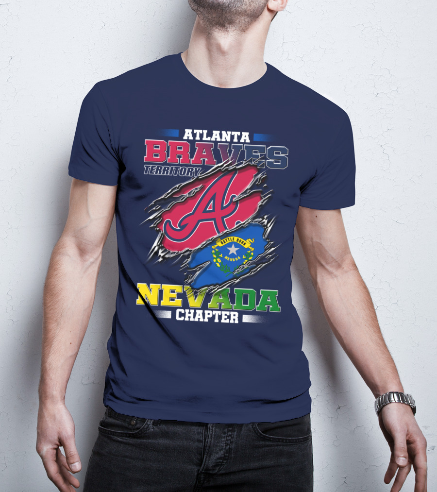 Atlanta Braves Territory Nevada Chapter Battle Born T-Shirt