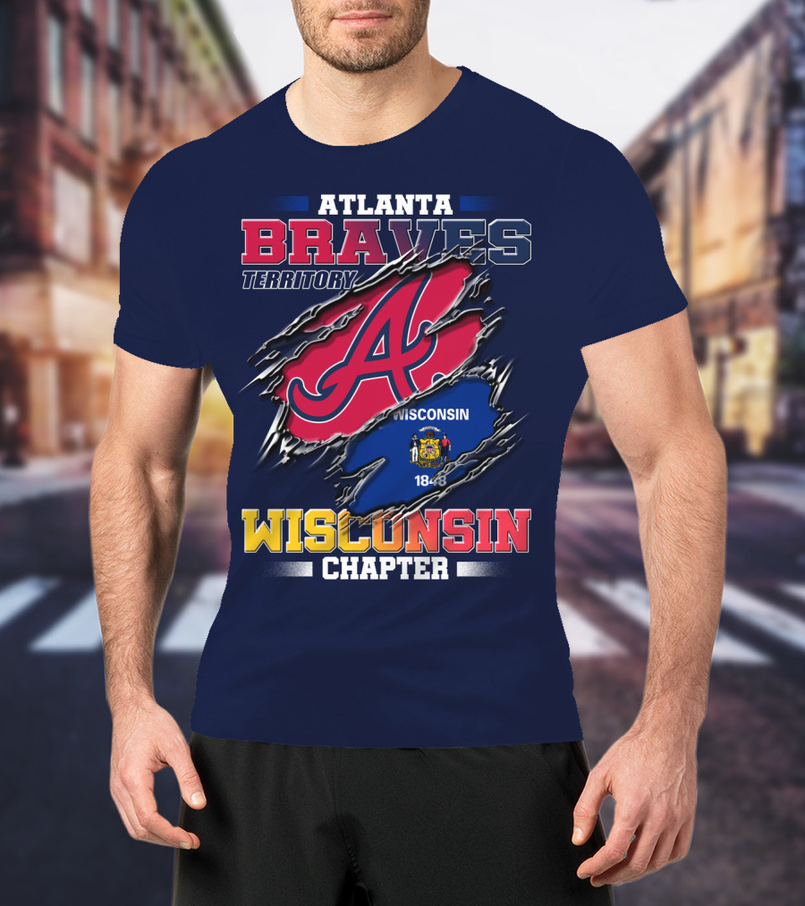 Atlanta Braves Territory Wisconsin Chapter 1848 T-Shirt