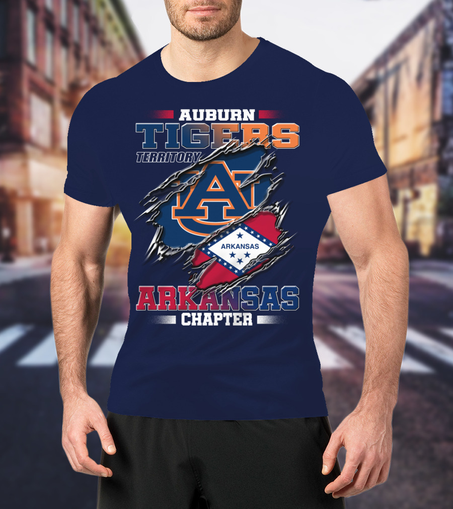 Auburn Tigers Territory Arkansas Chapter T-Shirt