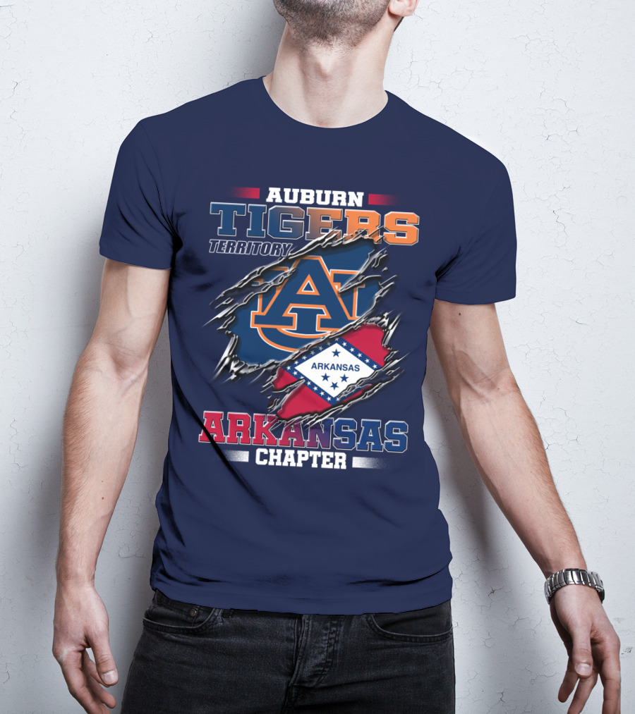 Auburn Tigers Territory Arkansas Chapter T-Shirt