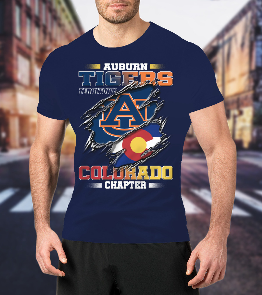 Auburn Tigers Territory Colorado Chapter T-Shirt