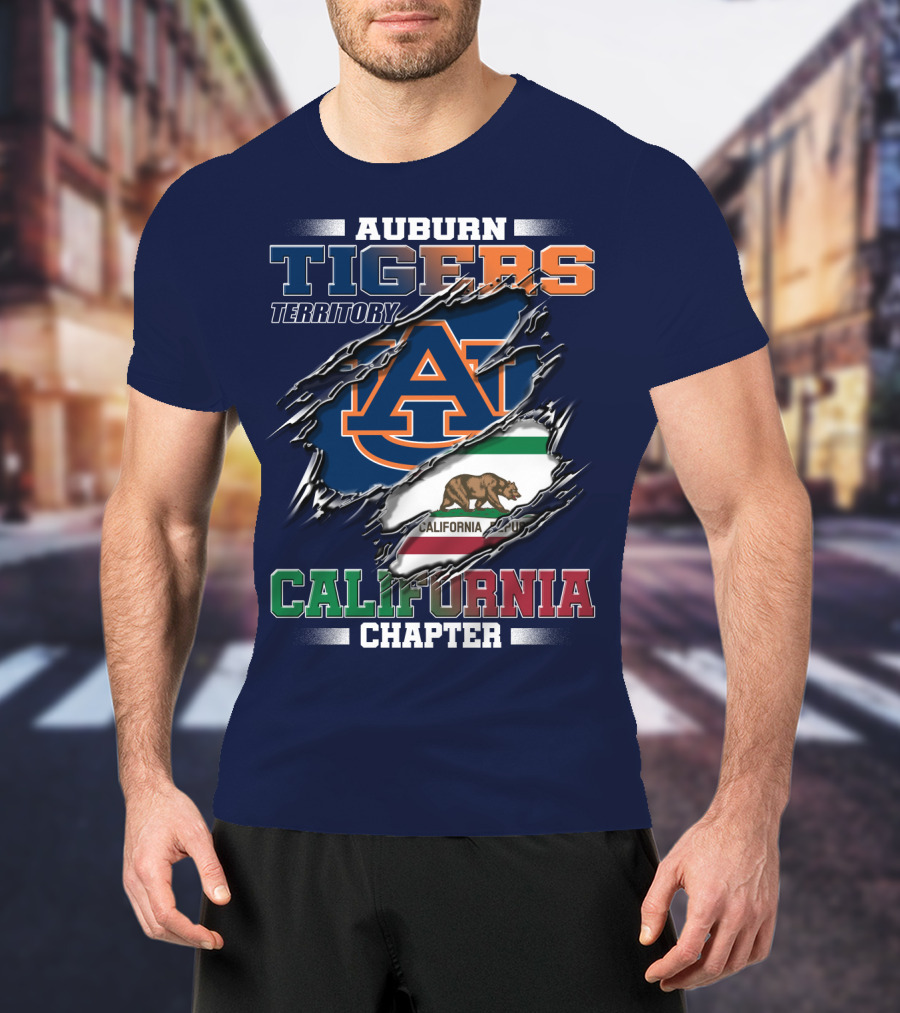 Auburn Tigers Territory California Chapter T-Shirt
