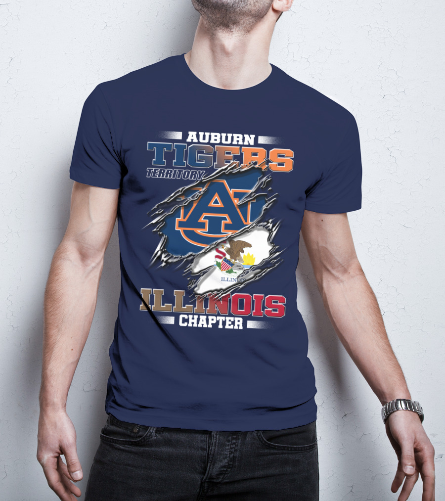 Auburn Tigers Territory Illinois Chapter T-Shirt