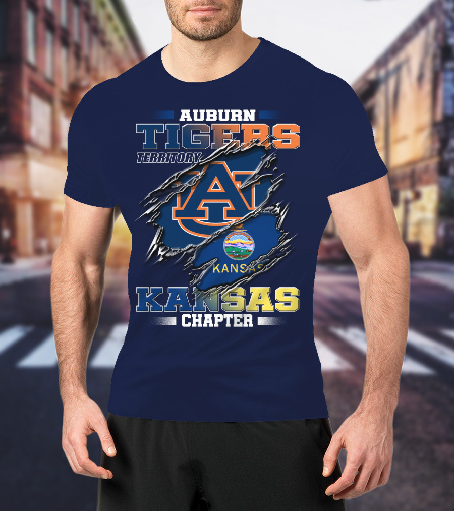 Auburn Tigers Territory Kansas Chapter T-Shirt