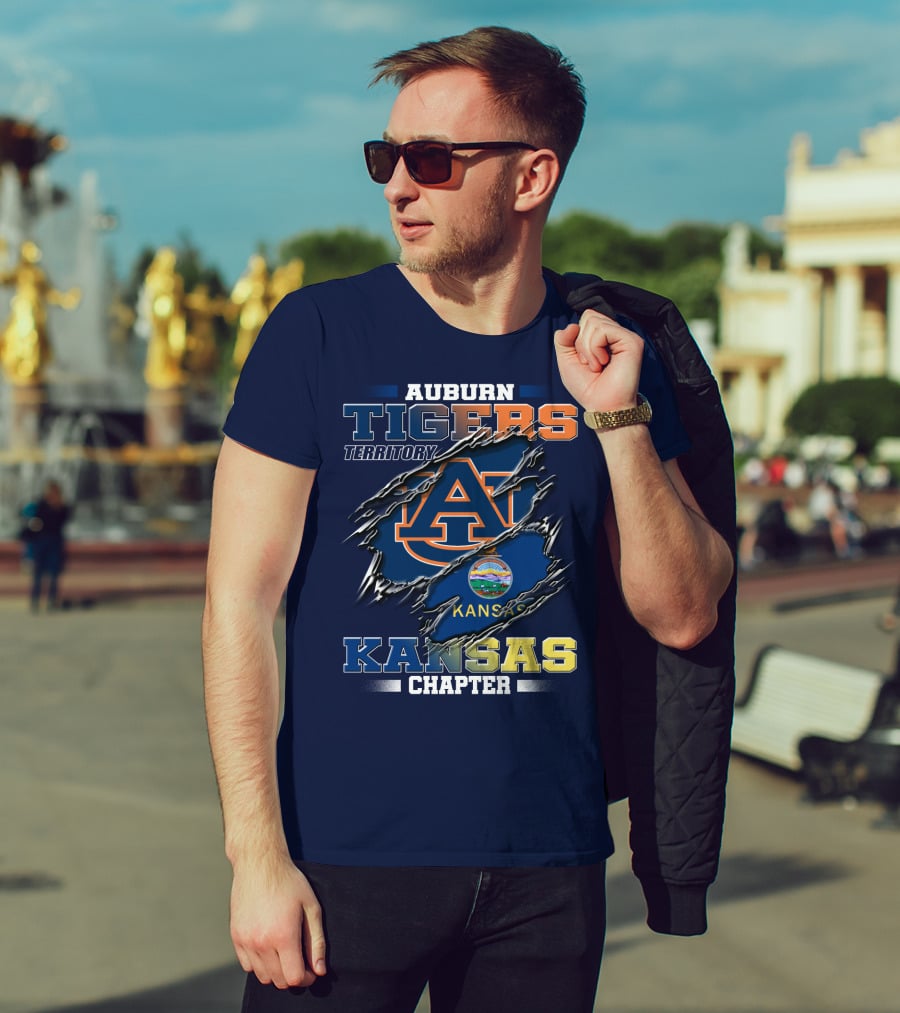 Auburn Tigers Territory Kansas Chapter T-Shirt