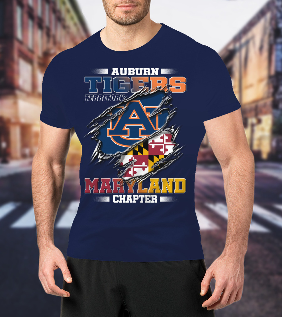 Auburn Tigers Territory Maryland Chapter T-Shirt