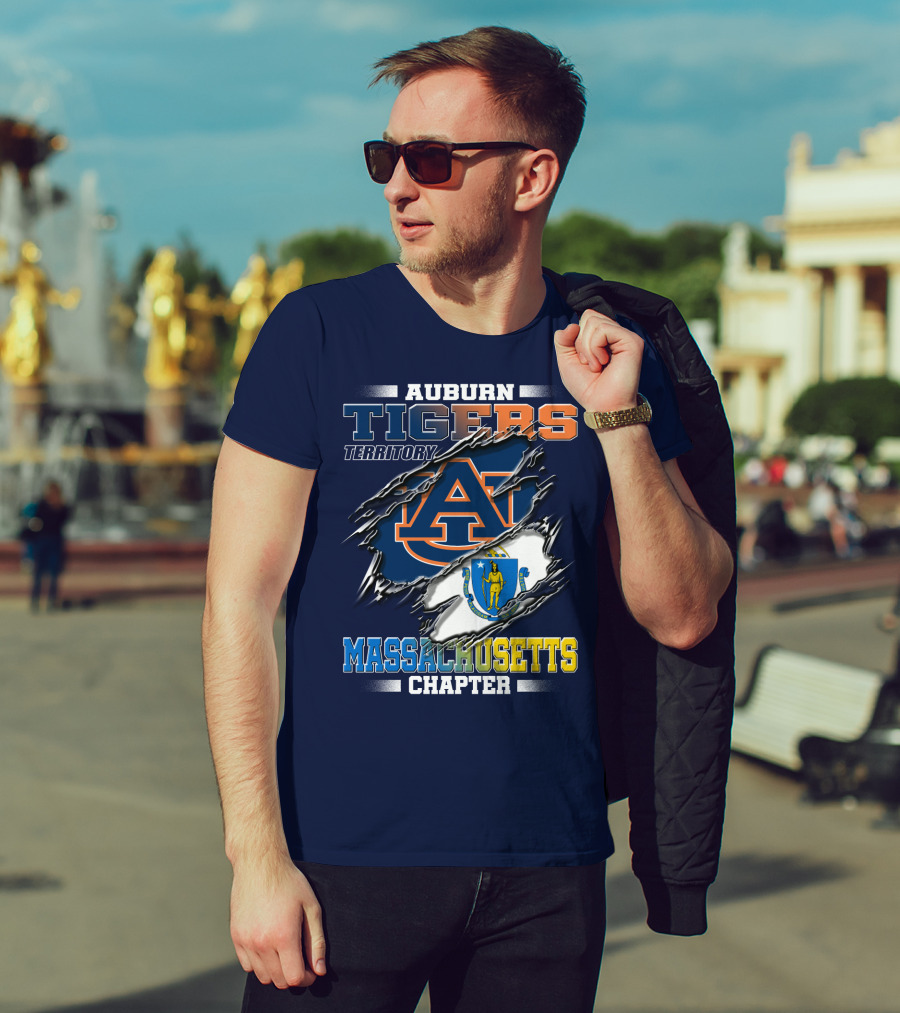 Auburn Tigers Territory Massachusetts Chapter T-Shirt