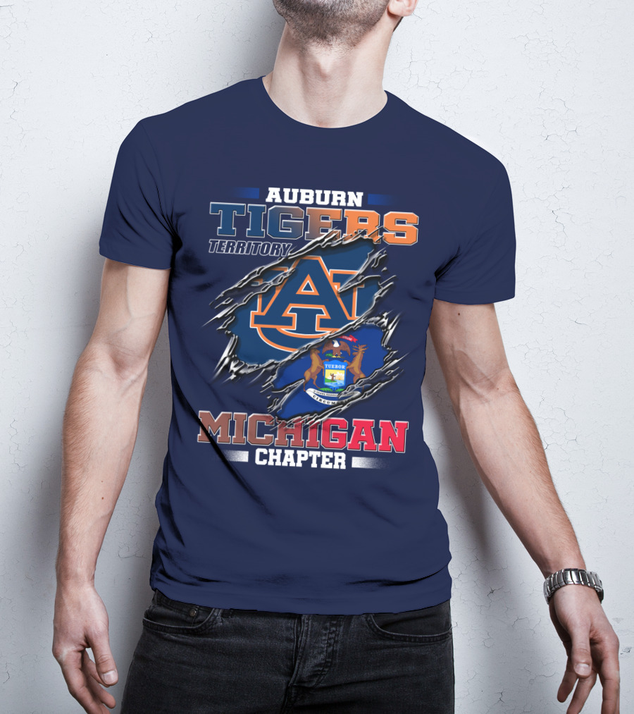Auburn Tigers Territory Michigan Chapter T-Shirt