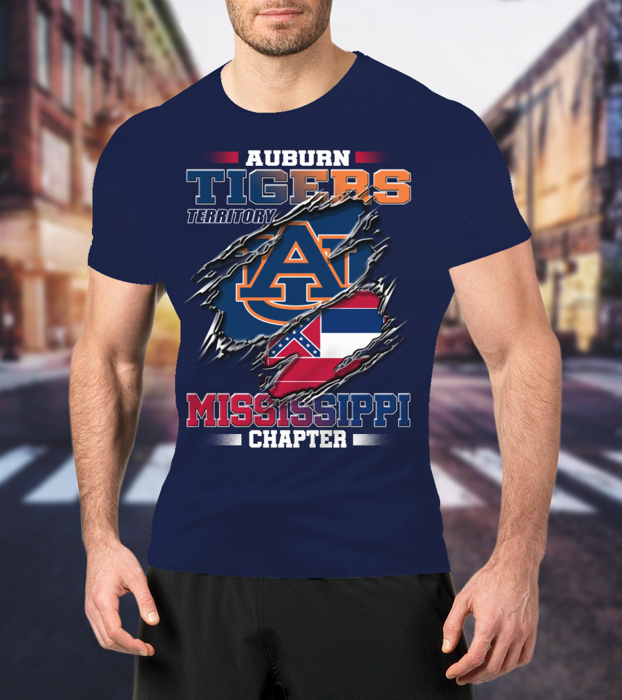 Auburn Tigers Territory Mississippi Chapter T-Shirt