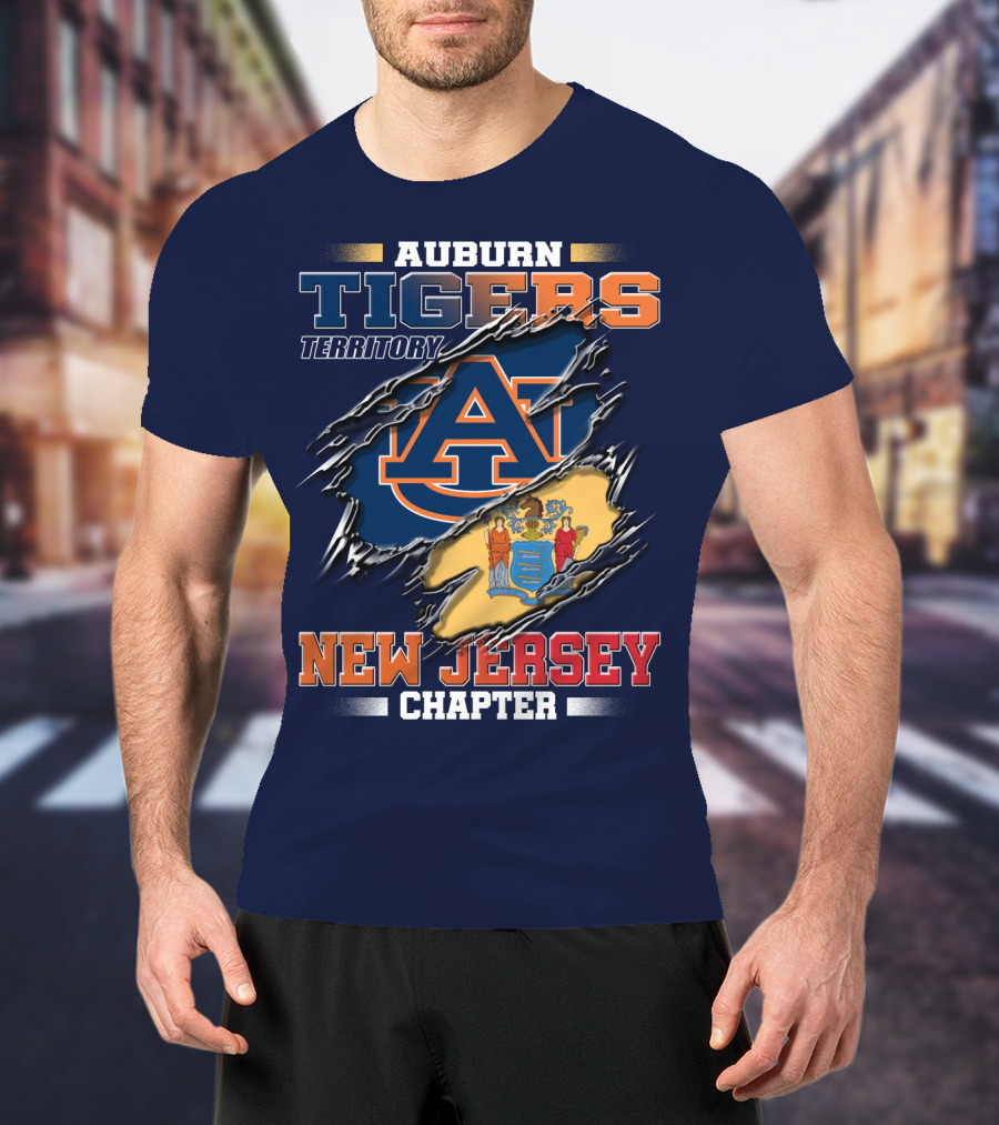 Auburn Tigers Territory New Jersey Chapter T-Shirt