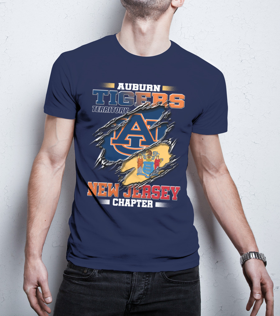 Auburn Tigers Territory New Jersey Chapter T-Shirt