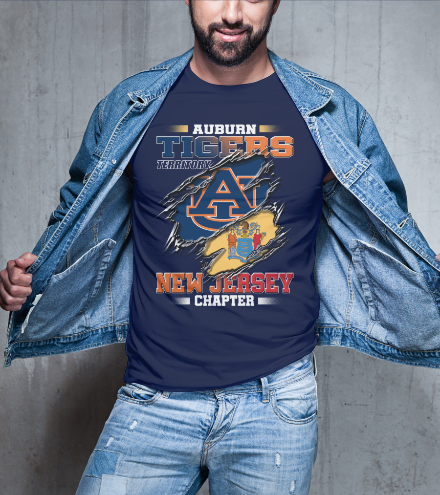 Auburn Tigers Territory New Jersey Chapter T-Shirt
