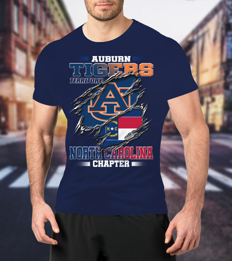 Auburn Tigers Territory North Carolina Chapter T-Shirt