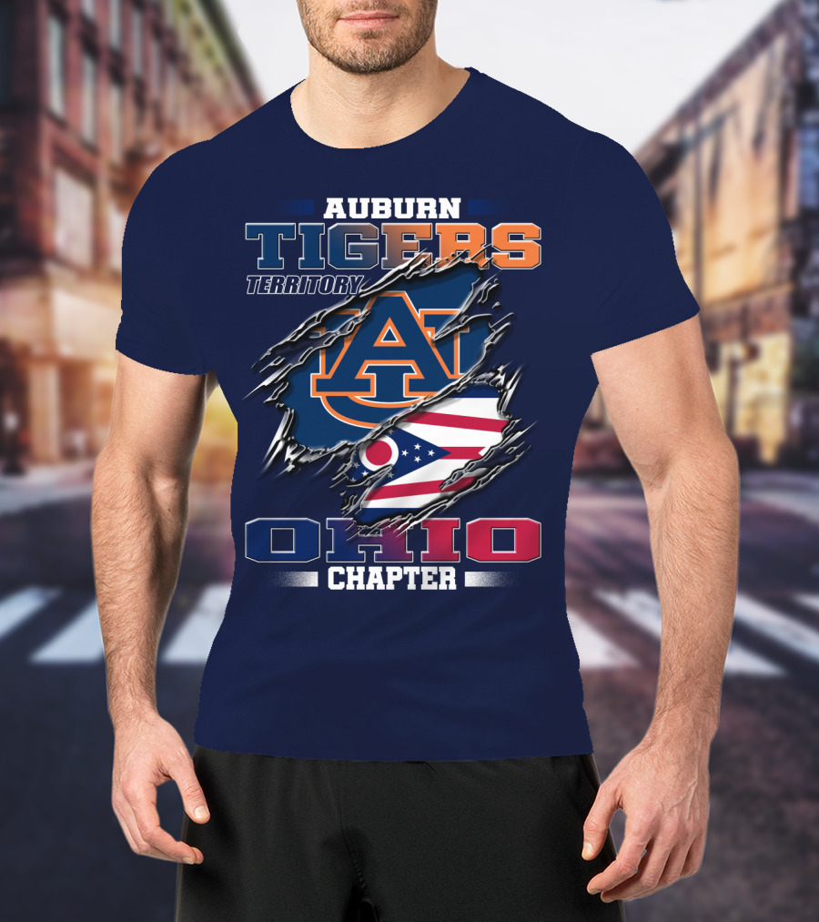 Auburn Tigers Territory Ohio Chapter T-Shirt