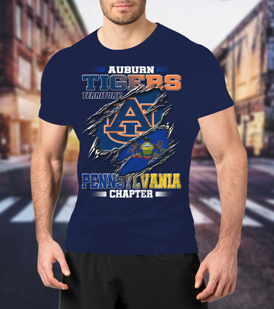 Auburn Tigers Territory Pennsylvania Chapter T-Shirt