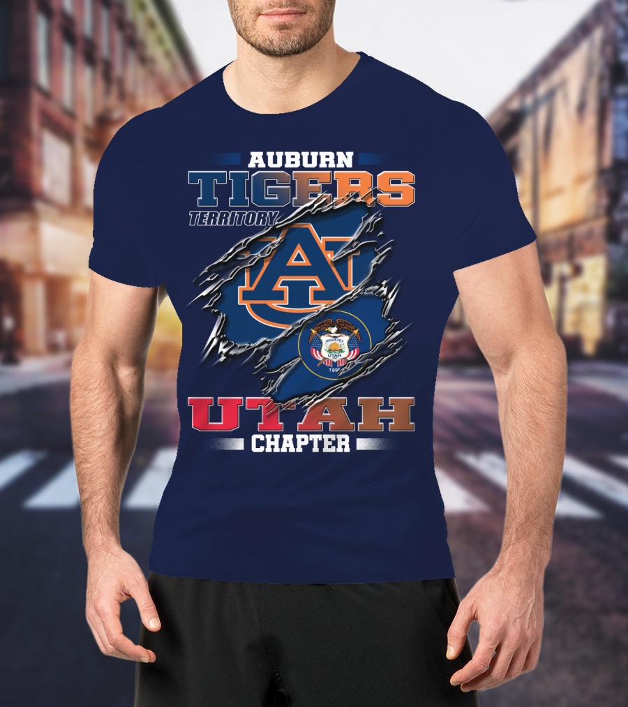 Auburn Tigers Territory Utah Chapter T-Shirt
