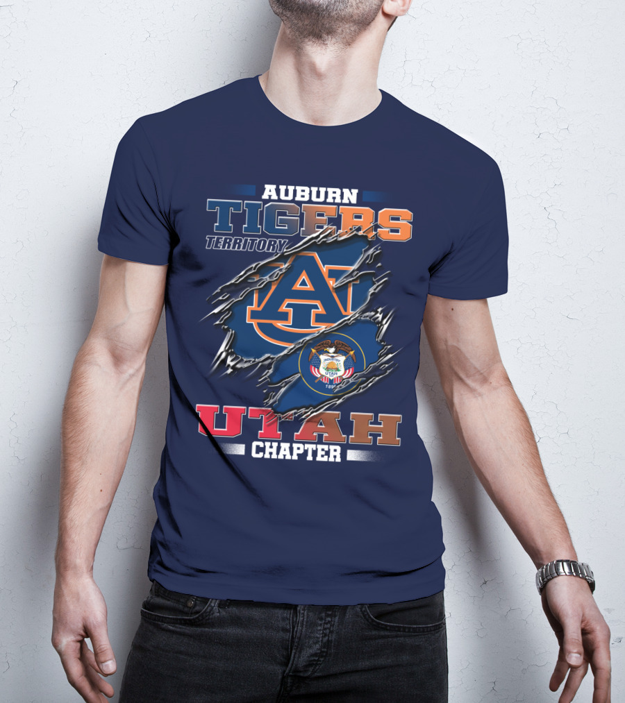 Auburn Tigers Territory Utah Chapter T-Shirt
