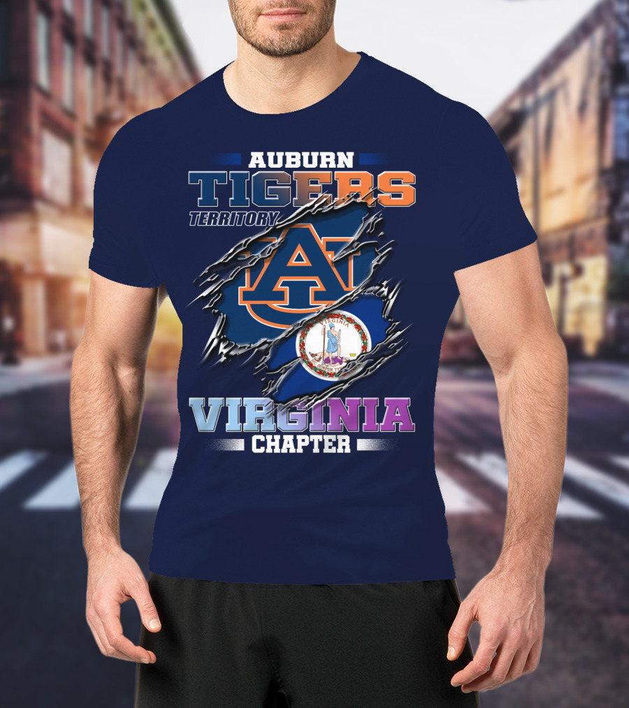 Auburn Tigers Territory Virginia Chapter T-Shirt