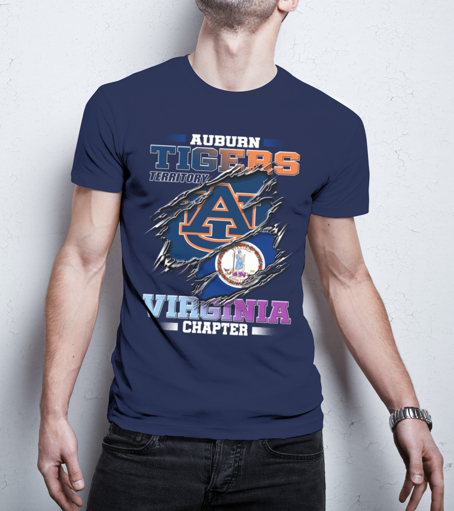 Auburn Tigers Territory Virginia Chapter T-Shirt