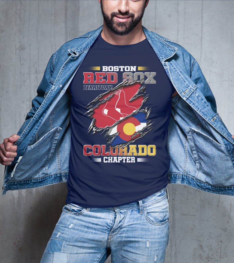 Boston Red Sox Territory Colorado Chapter T-Shirt