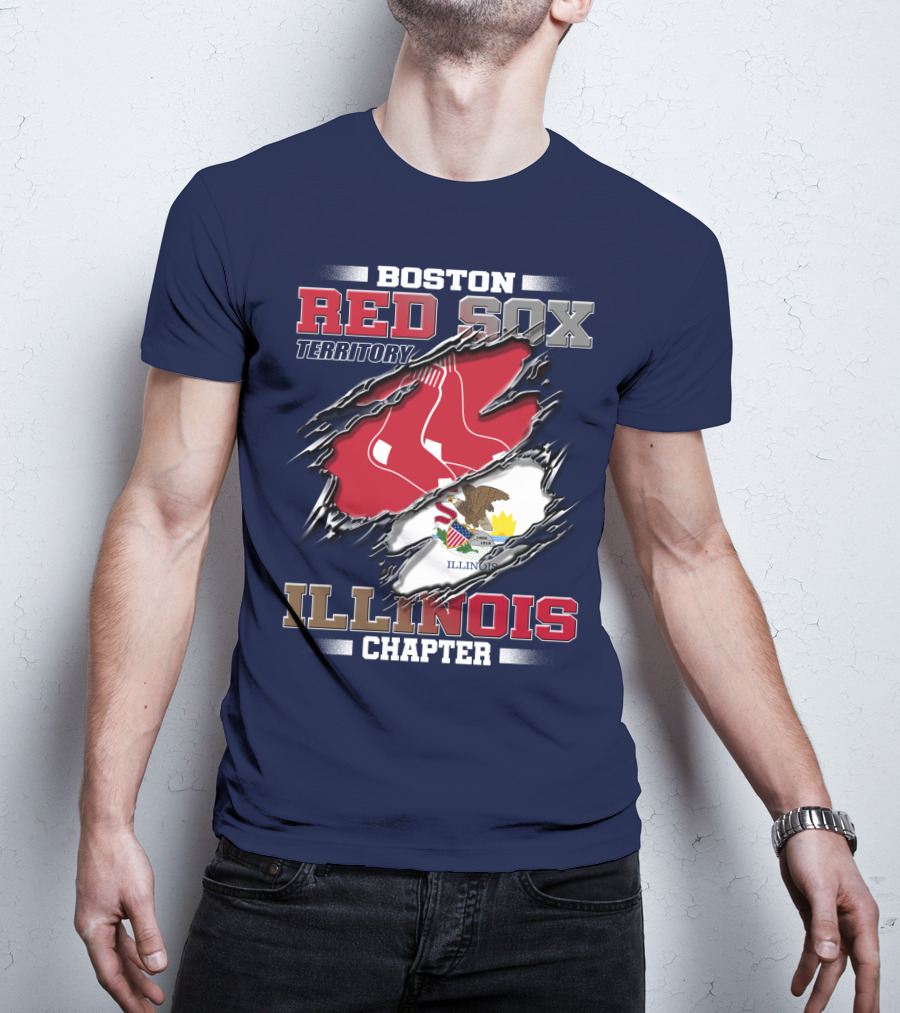 Boston Red Sox Territory Illinois Chapter T-Shirt