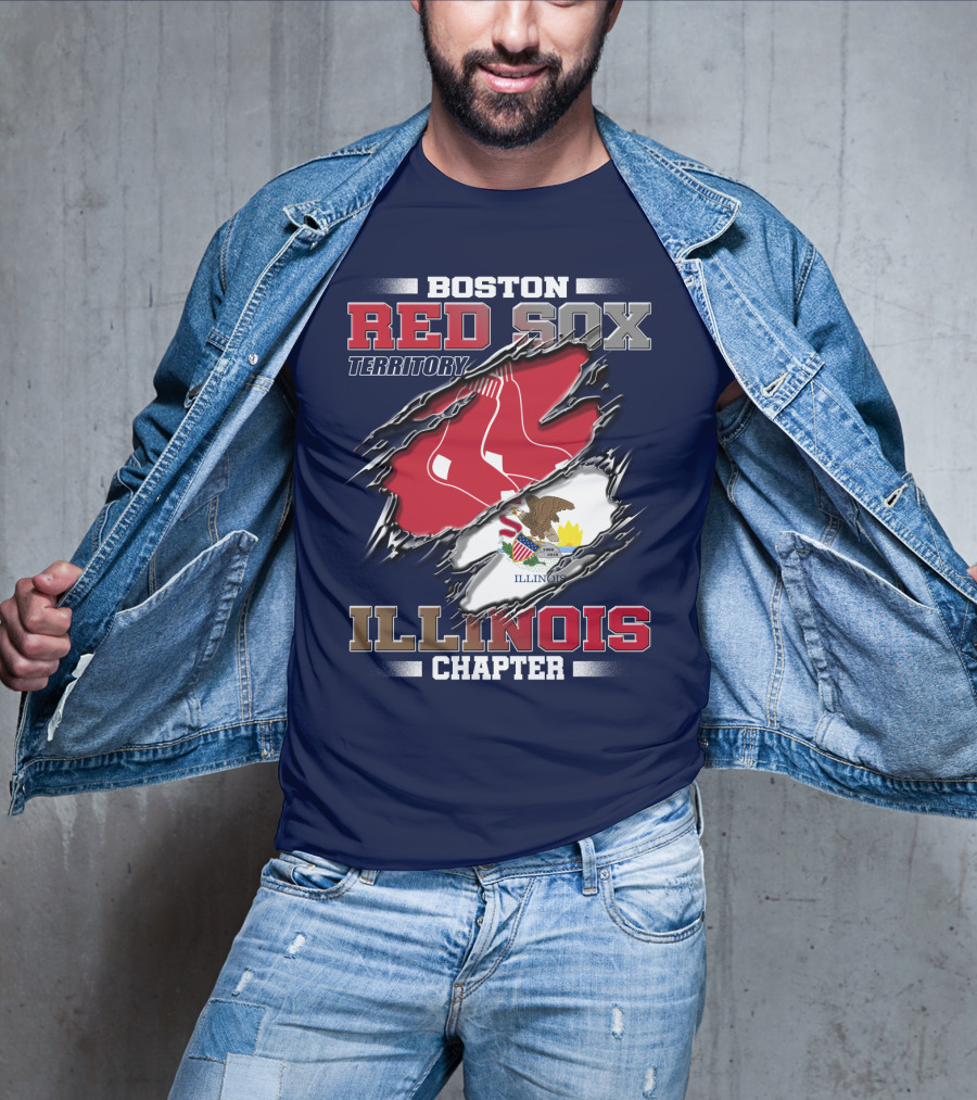 Boston Red Sox Territory Illinois Chapter T-Shirt