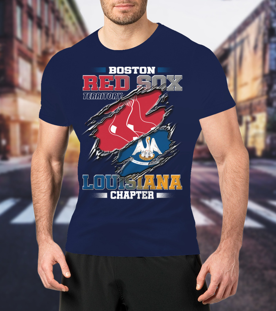 Boston Red Sox Territory Louisiana Chapter T-Shirt
