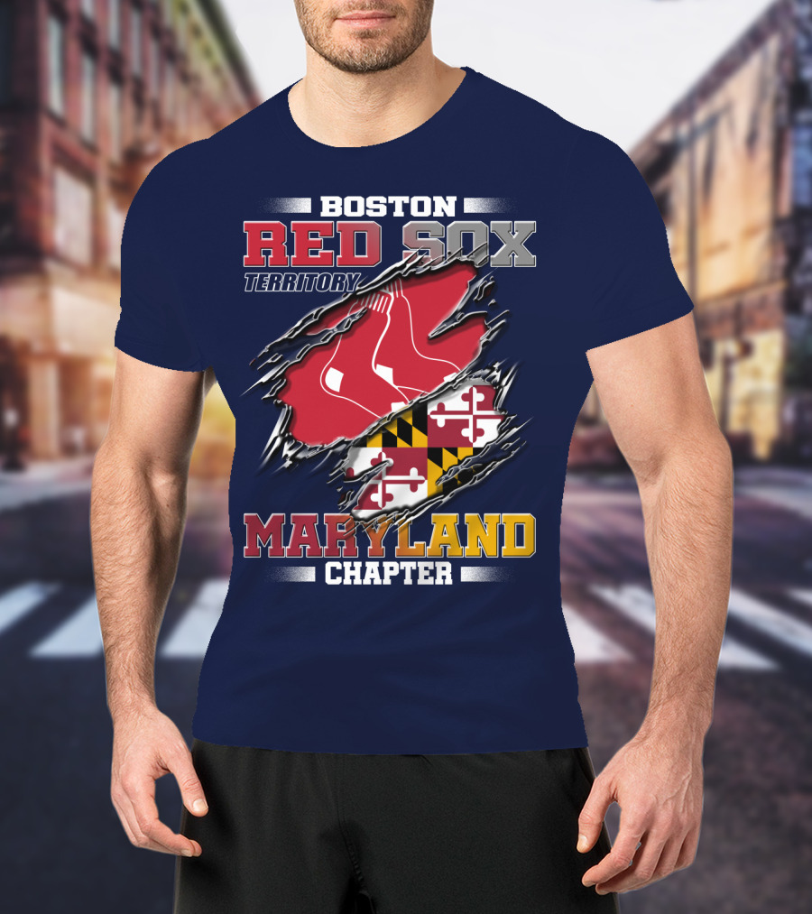Boston Red Sox Territory Maryland Chapter T-Shirt