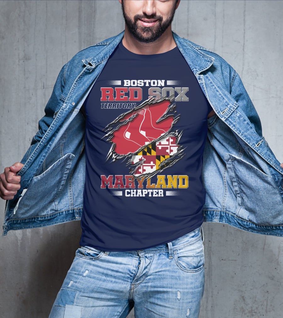Boston Red Sox Territory Maryland Chapter T-Shirt