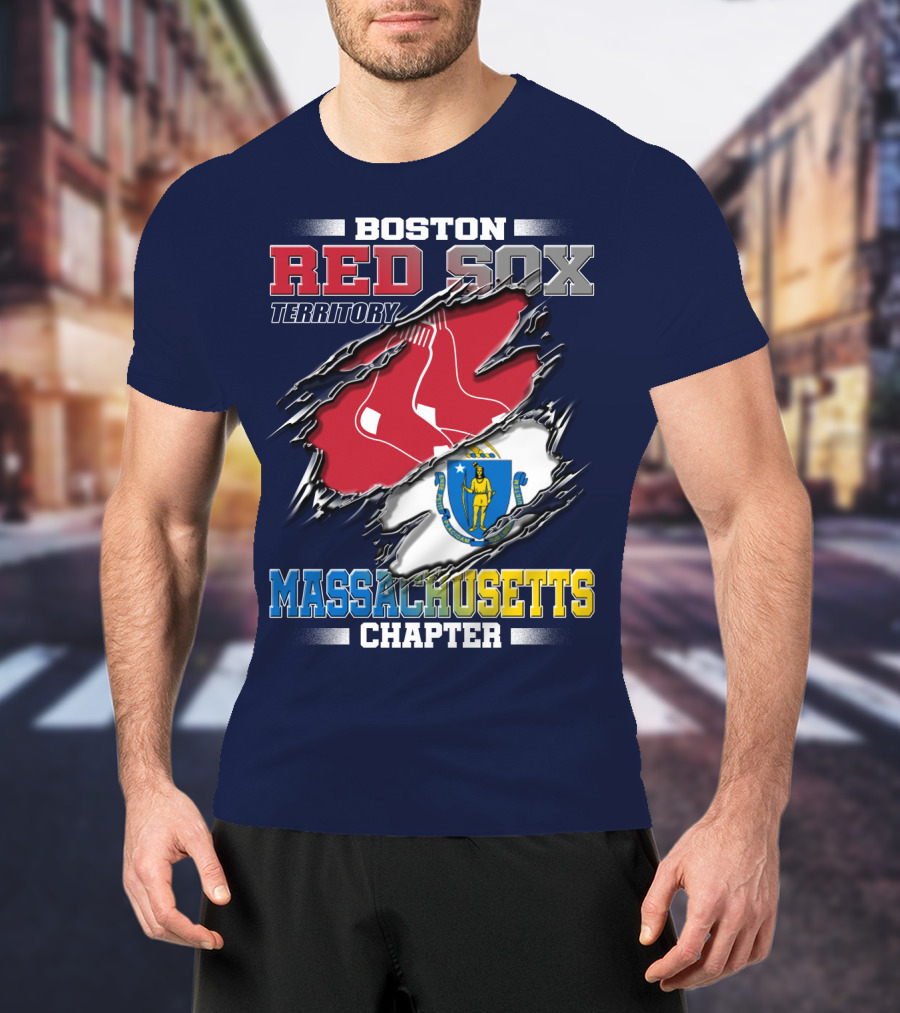 Boston Red Sox Territory Massachusetts Chapter T-Shirt