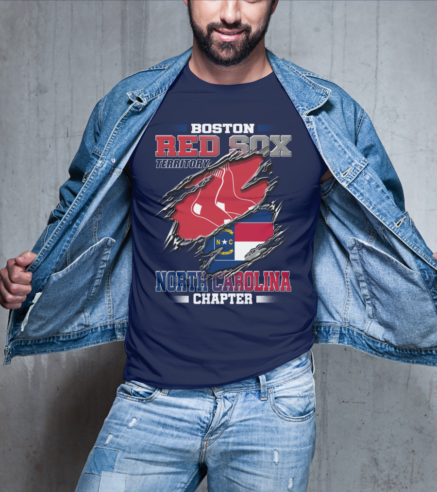 Boston Red Sox Territory North Carolina Chapter T-Shirt