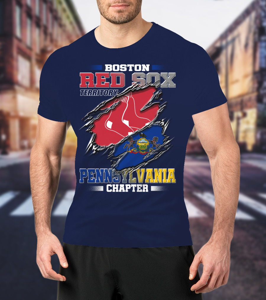 Boston Red Sox Territory Pennsylvania Chapter T-Shirt