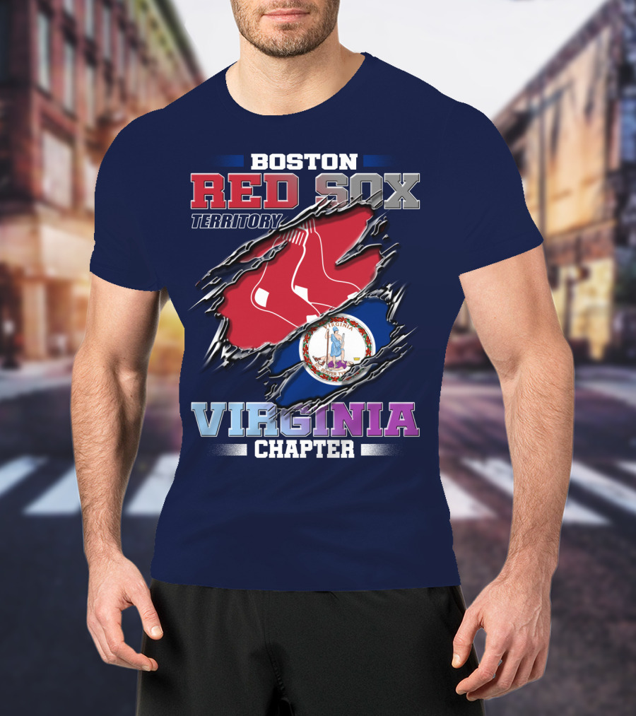 Boston Red Sox Territory Virginia Chapter T-Shirt