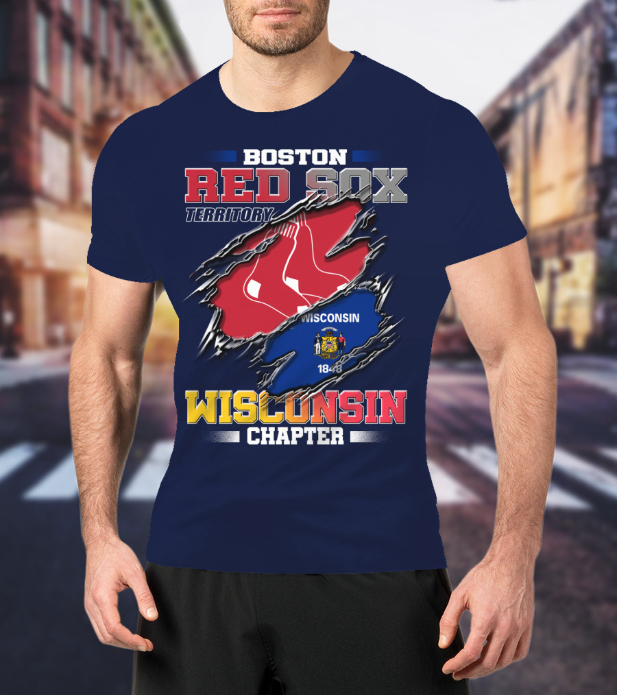 Boston Red Sox Territory Wisconsin Chapter 1848 T-Shirt
