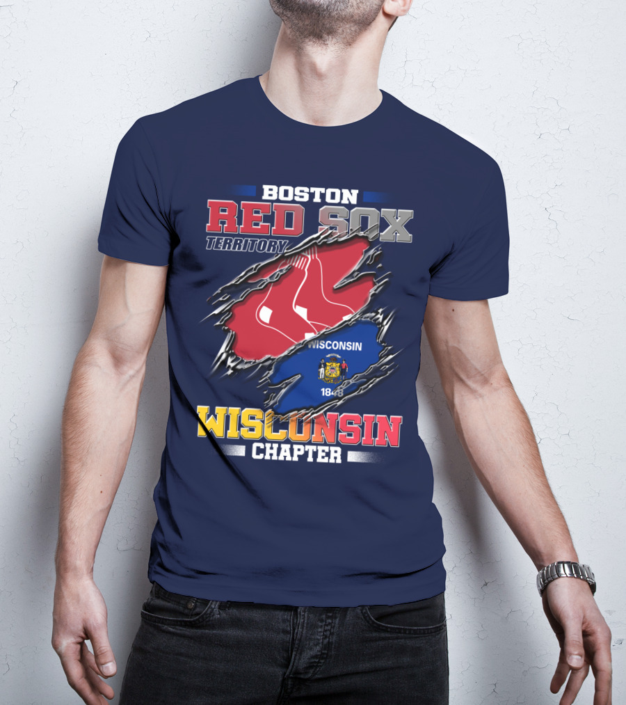 Boston Red Sox Territory Wisconsin Chapter 1848 T-Shirt