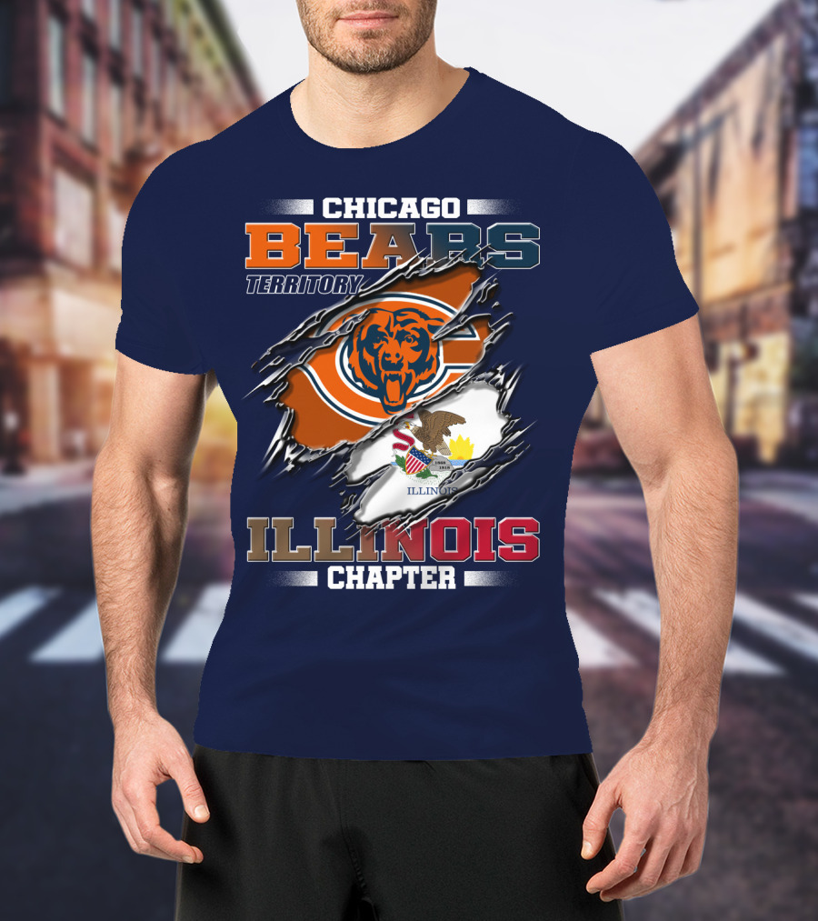 Chicago Bears Territory Illinois Chapter T-Shirt