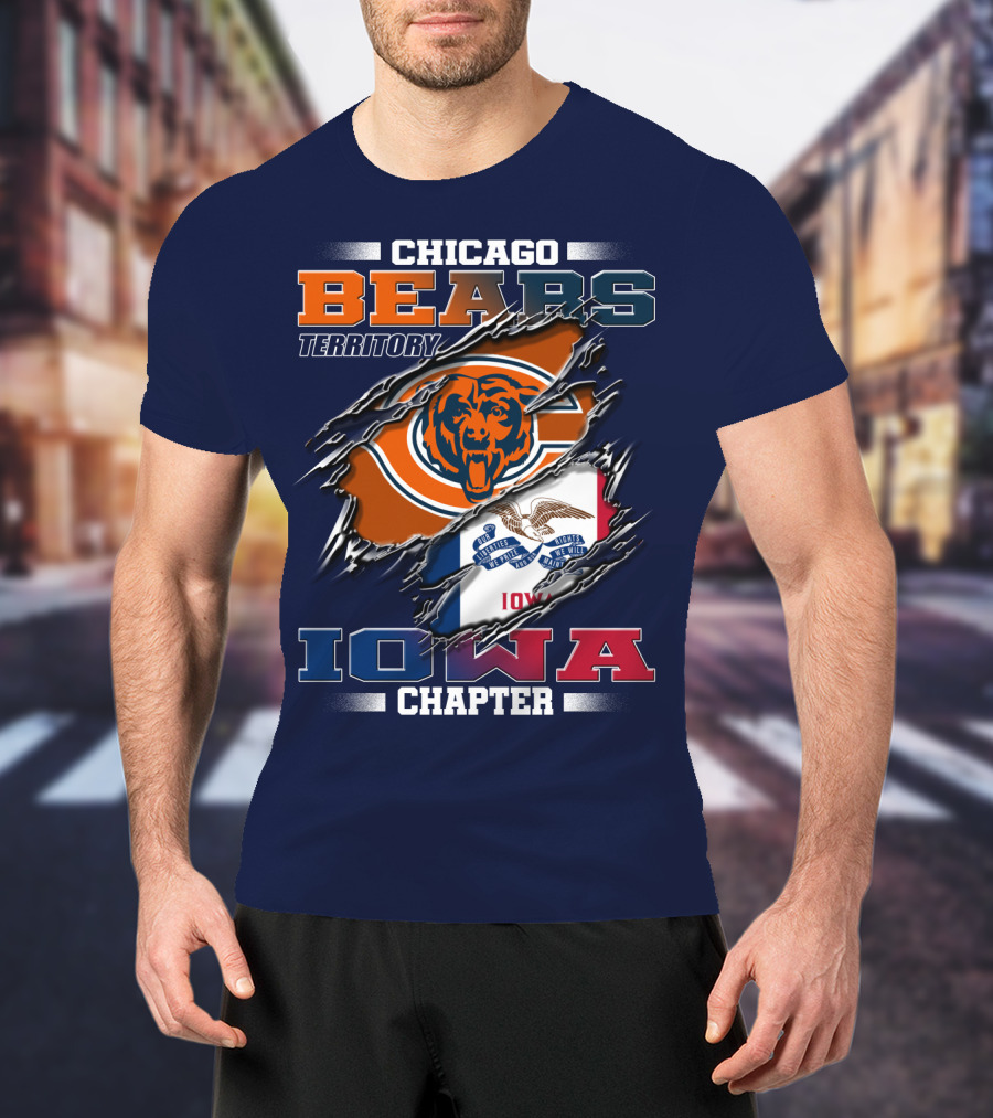 Chicago Bears Territory Iowa Chapter T-Shirt