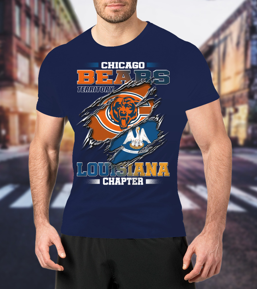 Chicago Bears Territory Louisiana Chapter T-Shirt